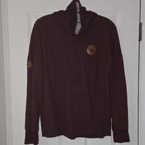 Ski The East Women's Burgundy Turtleneck Top